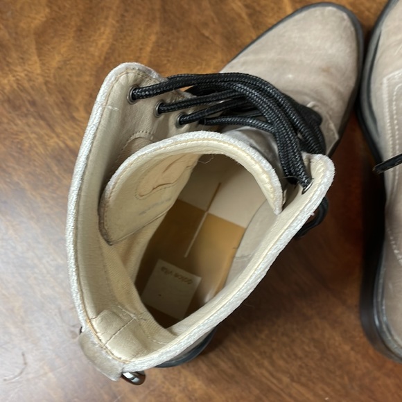 Rare Dolce Vita velvet combat boots - Picture 6 of 14